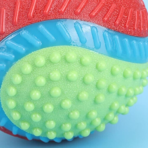 Dog toy - EBTOOLS - Elastic ball - Rubber - Squeaker - Round 2