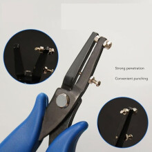 1,6 mm metaalpons - Voor plaatmetaal/kunststof met PVC-handvat