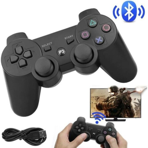 PS3 Controller - STRAßE GAME - Dualshock - Wireless - DualShock Vibration - SIXAXIS Detection