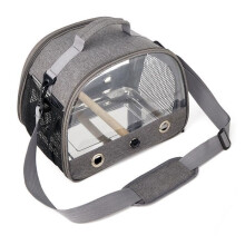 Travel Backpack - E-SENIOR - 33x24x26cm - Grey - For Small Animals - Bird Carrier