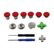 11pcs Magnetic Thumbsticks Button Gaming Joystick for Xbox One Elite PS4 Controller - Red