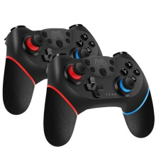 2-Piece Wireless Video Game Controller for Nintendo Switch - Bluetooth Switch Controller with Rechargeable Battery
