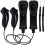 Wii Controller - Nintendo Compatible - 2 Remotes - Motion Sensor - 2 Nunchucks - Black 1