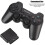 Wireless Game Controller for PS2 - 2.4GHz 8M Dual Vibration - Black 1