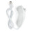 For Nintendo Wii and Wii U Console, Nunchuck Controller White 1