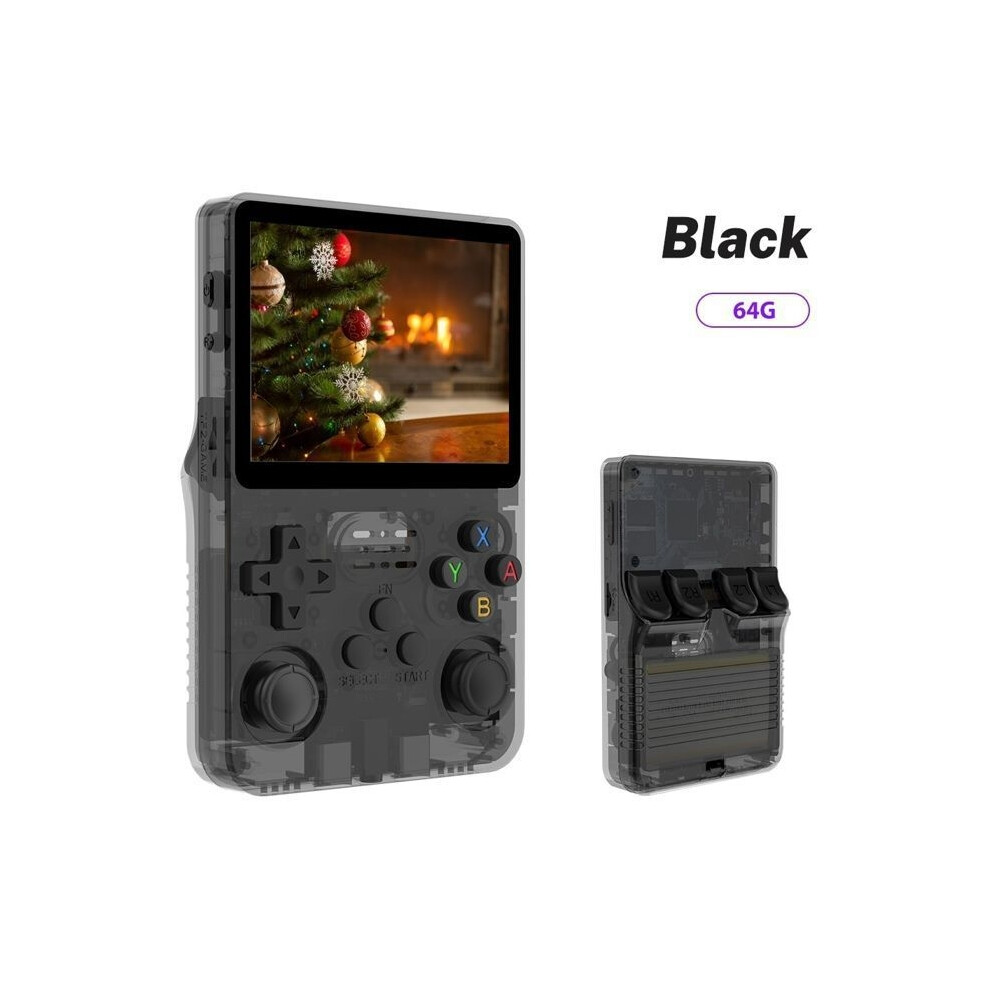 R36s Retro Video Game Console - 64Gb - 20,000 Built-In Classic Games - 3.5-Inch Ips Screen Black 9102920085592