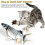 Electronic cat toy - 1 - Interactive fish - Black - For small cats - Indoor use 1