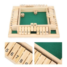 Houten spelnummerbord - Bordspel - Niet-giftig en onschadelijk hout - Binnen