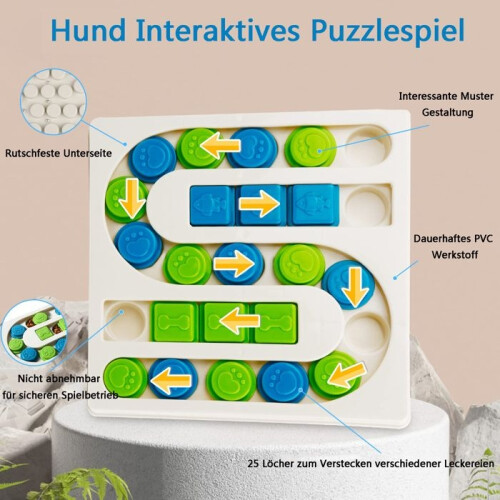 Intelligent dog toy - Not specified - Not specified - Interactive puzzle - Assorted colors - 25.5 cm