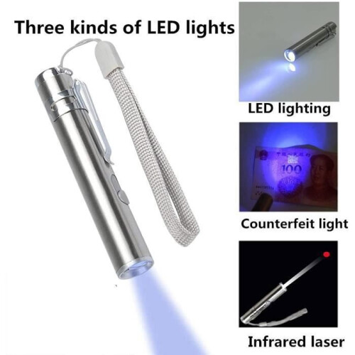 Interactive Cat Toy - Rechargeable - Laser Pointer - Stainless Steel - LED - Indoor 1