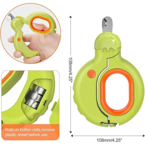 Pinzette per sopracciglia e trucco con luce LED 1