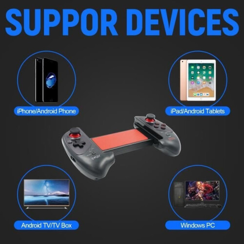 IPEGA PG-9083S Bluetooth Stretch Controller, Telescopic Wireless Game Controller for Android / Windows PC 1