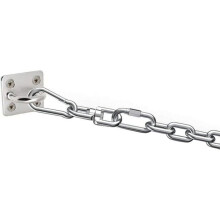 Set of 4 304 Stainless Steel Eye Plates, 6mm, Durable for Boats, Ceilings and Swings