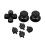Black Metal Replacement Game Controller Button Kits for PS5 Grip 3