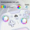 Wireless Controller - SUBSONIC - Switch 2 / Switch - Programmable LEDs - Vibration - Gyroscope - White 5