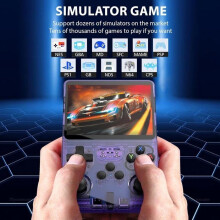 Console de jeux portable rétro R36S, système Linux open-source, carte TF 128 Go, plus de 30 000 jeux classiques, écran IPS 3,5 pouces