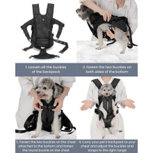 Dog Carrier Backpack - Black S
