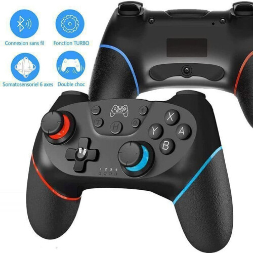 2-Piece Wireless Video Game Controller for Nintendo Switch - Bluetooth Switch Controller with Rechargeable Battery 1
