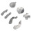 Tbest Gamepads for Xbox One Elite, Game Controller Button Paddle Set, Gamepad Set for Xbox One Elite 3