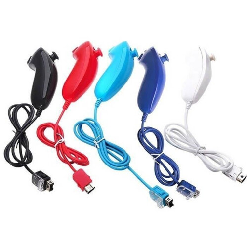 For Nintendo Wii and Wii U Console, Nunchuck Controller White 1