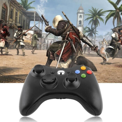 Wired USB Controller for Microsoft Xbox 360, PC/Windows Game Controller, Black 2