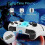 Switch Controller, Wireless Pro Controller + Battery/RGB Light/Dual Vibration/Game Controller for Switch/Lite/OLED/PC White 5