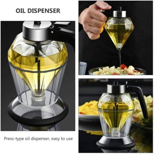 Dosatore in vetro per miele e olio - Capacità 200 ml - Resistente e adatto per miele, sciroppo, olio e aceto 2