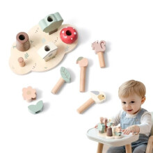 Ξύλινα Παιχνίδια - Montessori - Χαριτωμένα Ζωάκια - Φτερούγισμα - Αντίληψη Χρωμάτων - Unisex