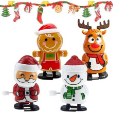 Jouet à remonter - 2025 - Noël - Pingouin, Père Noël, renne, bonhomme de neige - Durable