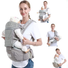 Ergonomische, physiologische Babytrage, atmungsaktiv, für alle Jahreszeiten geeignet, einfach anzulegen, für Babys von 0 bis 36 Monaten