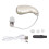 Portable rechargeable hearing amplifier with adjustable volume for elderly patients, silver 1