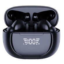 Écouteurs sans fil Bluetooth 5.3 - Noir - Son HD - Boîtier de charge - Microphone intégré - Longue autonomie