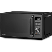 Toshiba Black Microwave 20 Liter Digital 800W Microwave Oven with 1000W Grill, Combination compact with 5 Power Levels