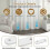 Poids pour rideaux - 16 pièces - 28 g - Fer - Blanc 3