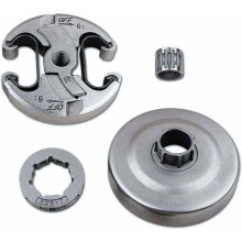 Kit de remplacement pour embrayage et roulement à aiguilles de tronçonneuse Husqvarna 340 345 346XP 350 351 353 445 450 E.