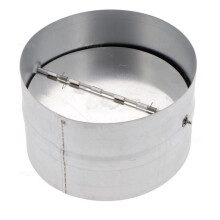 Clapet anti-retour - Universel - 150 mm - Acier - Joint en mousse rigide - Réduction du bruit
