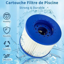 Filtre pour spa - NETBOAT - Cartouche à visser - Lot de 4 - Compatible avec CosySpa et Clever Spa - Haute qualité