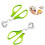 2-piece stainless steel scissors for cutting quail egg shells, practical, multiple colors. KITCHEN SCISSORS 1