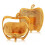 Apple-Shaped Fruit Basket - New Bamboo Design - Original Spiral Design 1