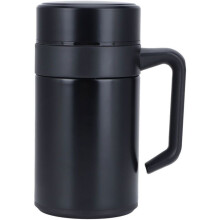 Mug isotherme JIANGZHA - 400 ml - Anti-brûlure - Base antidérapante
