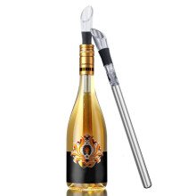 Ensemble refroidisseur à vin en acier inoxydable 2 pièces, verseur à vin, ensemble refroidisseur à vin