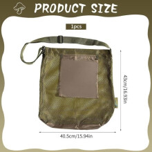 Sac Ă cueillette de champignons, sac de recherche de champignons en filet avec pochette