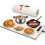Electric Food Warmer - Foldable Silicone - 3 Temperature Settings - Timer - Fast Heating 1