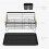 Dish drainer - AIMOONSA - Compact model - Black - Drip tray - Removable cutlery holder 4