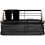 Dish drainer - AIMOONSA - Compact model - Black - Drip tray - Removable cutlery holder 5