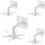Folding Hooks - Unmarked - 360 - Waterproof - Multifunctional - Pack of 4 1