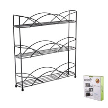 Étagère à épices et herbes Kitchenista autoportante, universelle pour accueillir des pots et flacons à épices de différentes tailles