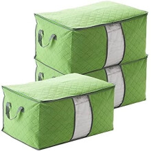 Boîte de rangement - Verte - Fibre de carbone - Grande capacité - Pliable