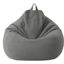 Housse de pouf AMOUNE (non remplie), 80 x 90 cm - Pouf d'intérieur/extérieur, pour adultes et enfants