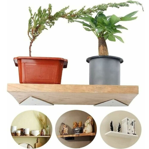 Shelf bracket - LARGEIGHT - Set of 4 - Metal - Floating - Multiple colors